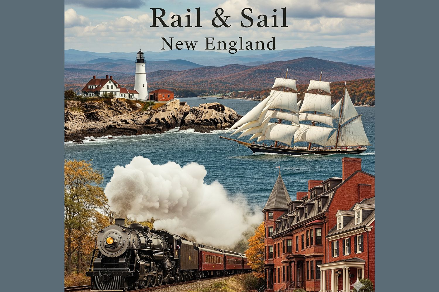 Rail and Sail New England - June 7 - 12, 2026